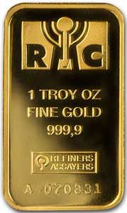 RMC-Goldbarren