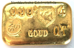 Schoene Goldbarren-100g-Feingold-9999