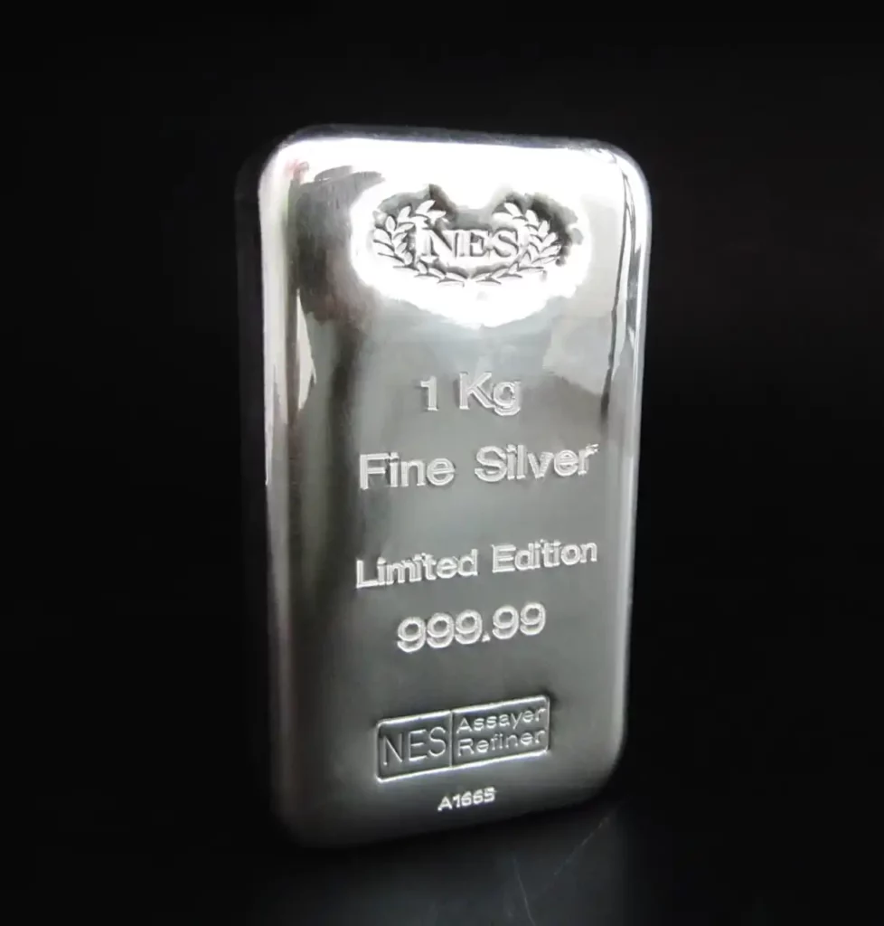 Silberbarren 1-Kg-Feinsilber-99999-Limited-Edition-Norddeutsche-Edelmetall-Scheideanstalt